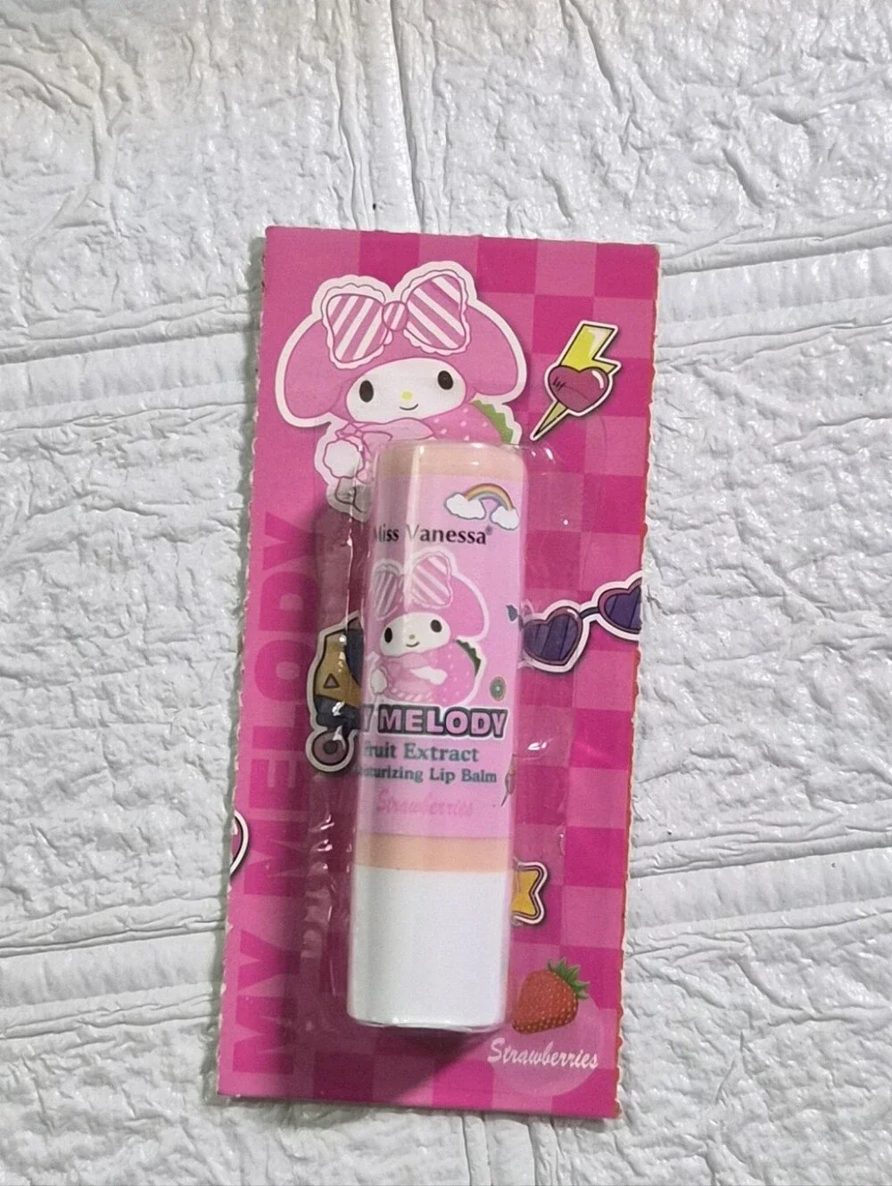 My Melody Pink Strawberry Lip Balm